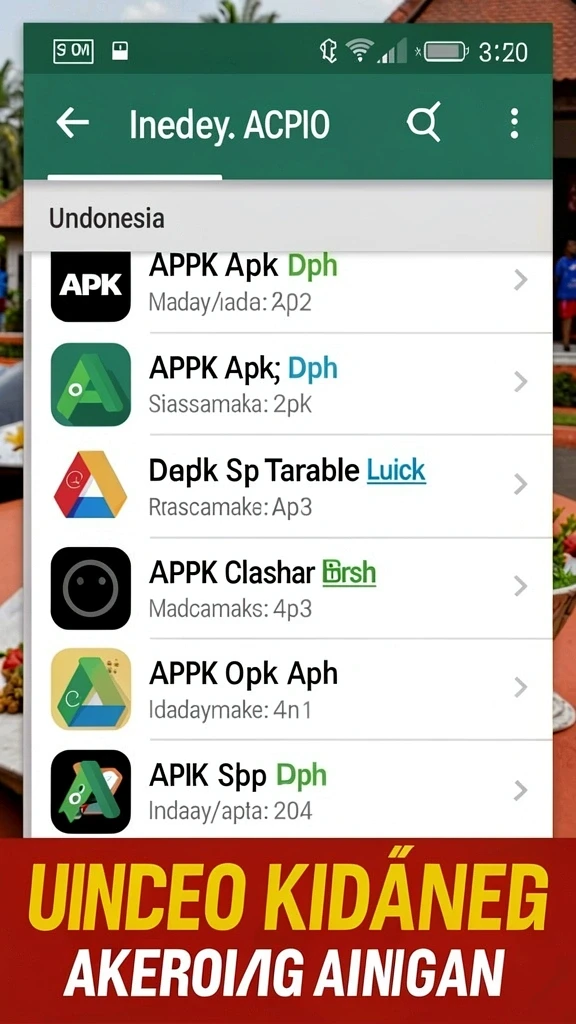 Cuplikan layar menu unduhan svip6 untuk perangkat Android